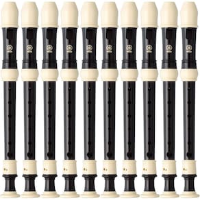 Kit 10 Flautas Doce Soprano Barroca Em C YRS-302BIII Yamaha
