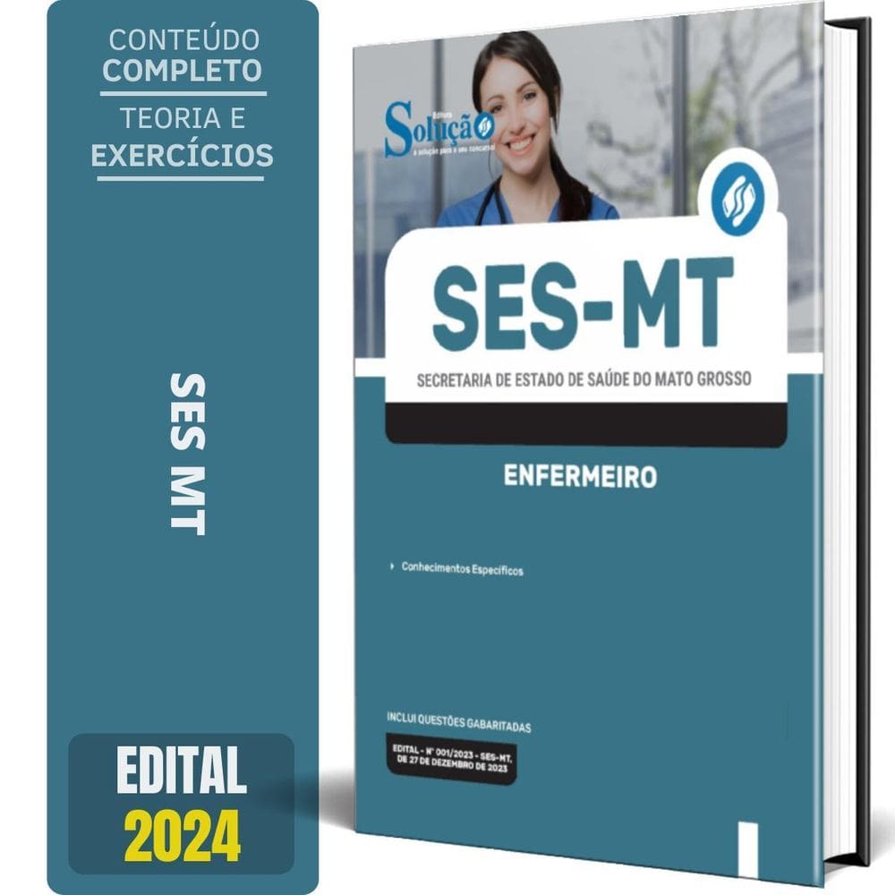 Apostila Concurso Ses Mt 2024 - Enfermeiro