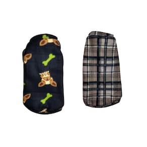 Kit 2 Roupas Para Cães - Suéter De Inverno Gg