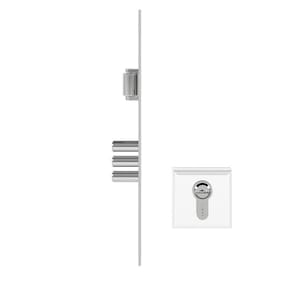 Fechadura Rolete Magnético 3 Pinos - Multponto Euro 100mm Pado Cromado