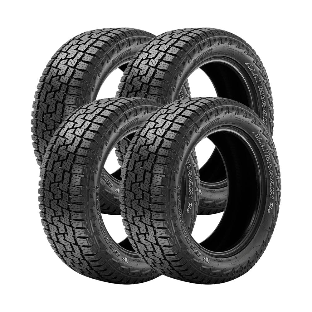 Jogo 4 Pneus Pirelli Aro 17 Scorpion All Terrain Plus 265/65R17 112T - Letra Branca