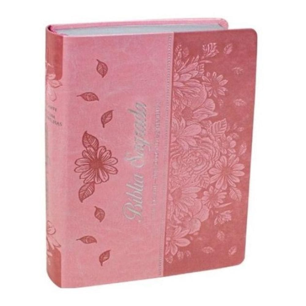 Bíblia Sagrada Letra Gigante Arc Rosa