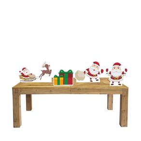 Kit Display Festa Feliz Natal Papai Noel 4 Displays