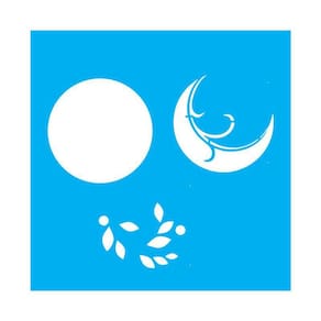 Stencil Tamako Mandala - 30X30Cm - Ref D217