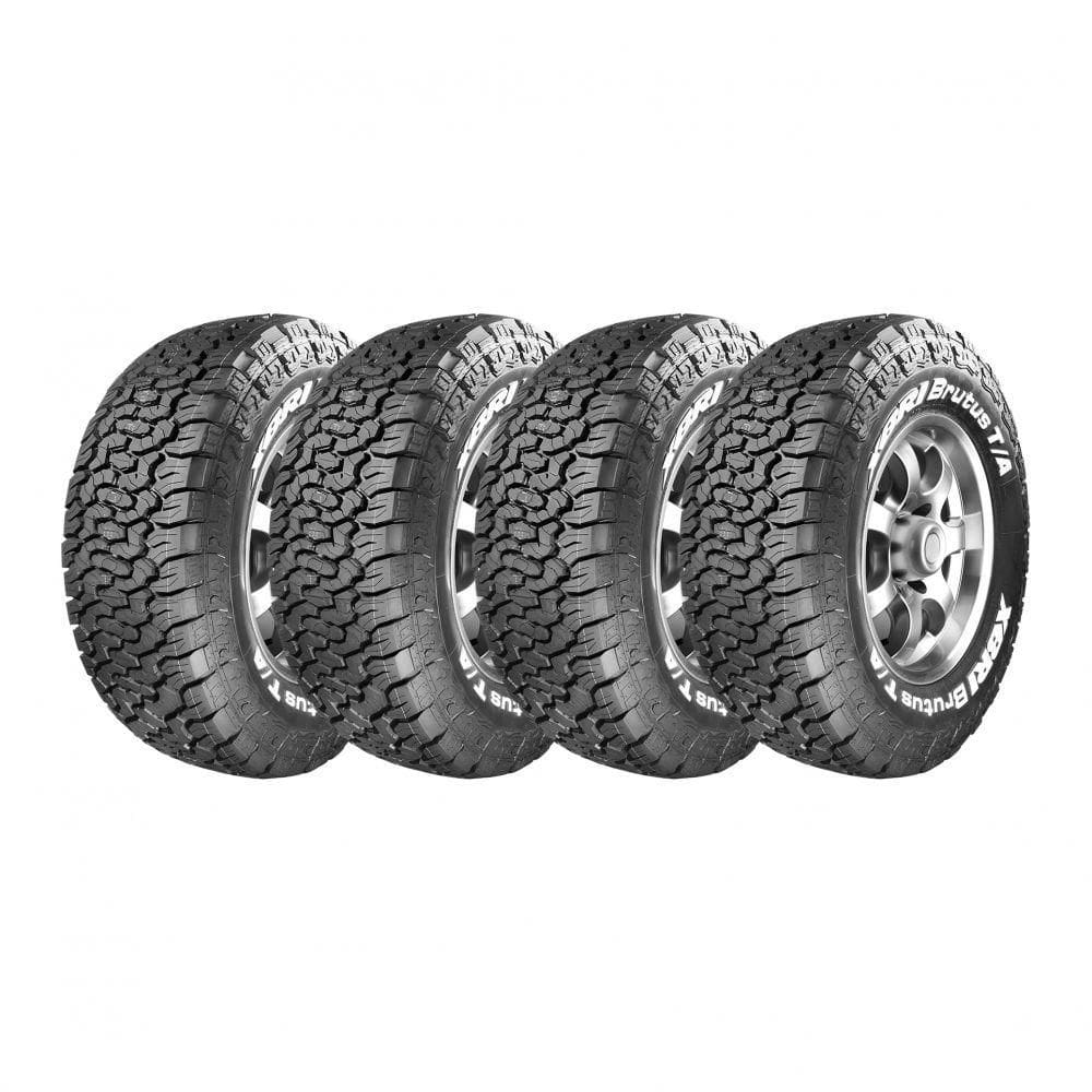 Kit 4 Pneus XBRI Aro 18 265/60R18 Brutus TA 10 Lonas 119/116S Letras Brancas