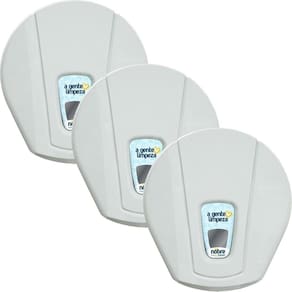 Kit Com 03 Dispensadores Porta Papel Higiênico Rolão City