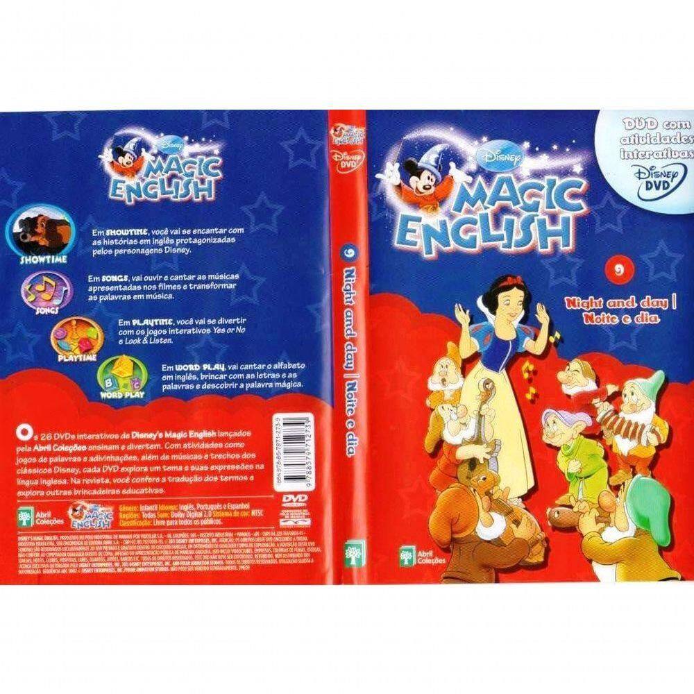 Dvd Disney Magic English - Noite E Dia | Casas Bahia