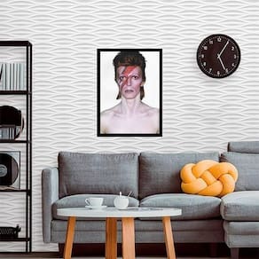 Quadro David Bowie 24X18Cm - Com Vidro