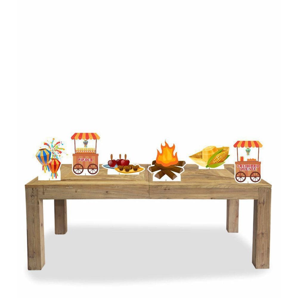 Kit Display Festa Junina 6 Peças