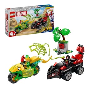 Lego Marvel Perseguição de Spin e Electro Dinossauros Velocistas 11198