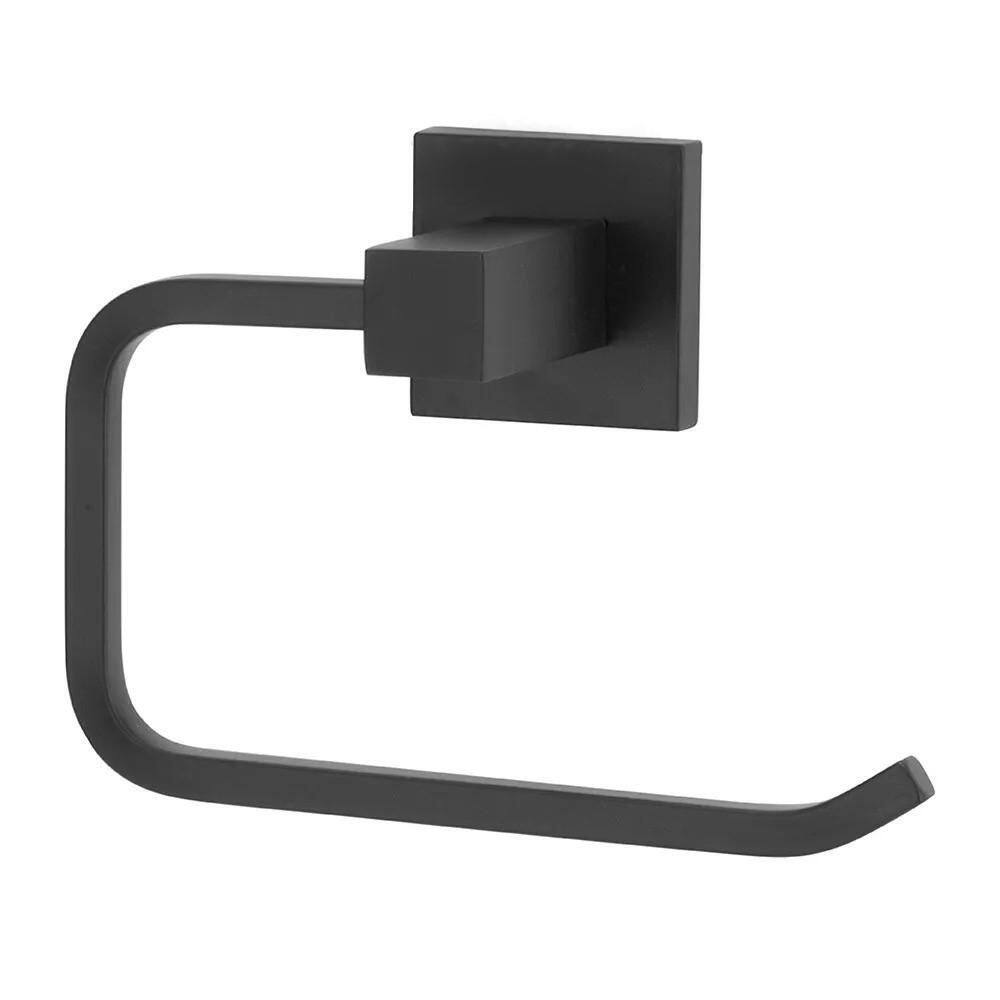 Porta Papel Higiênico Quadrado Preto
