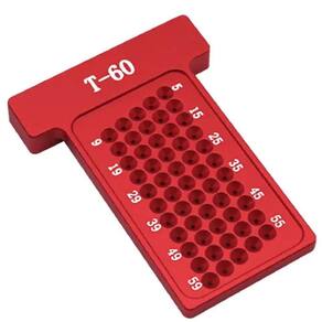 Esquadro De Marcação Tipo T Gauge 60Mm Gabarito T-60 Dremax