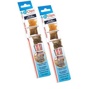 Vedador De Embalagens Ziclips 2 Cxs Kit Mix C/4 - 2P.2G
