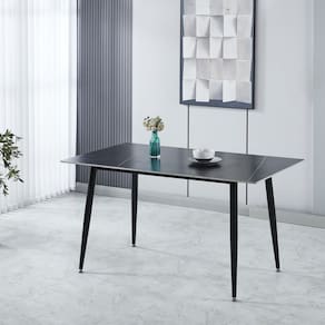 Mesa de Jantar Regular V4001 120cm X 75cm X 70cm Preto