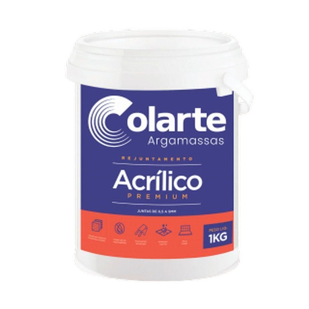 Rejunte Colarte Acrílico Bege 1kg - Ideal para Acabamentos