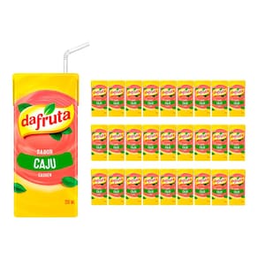 Suco Dafruta Sabor de Caju 200ml 27 Unidades