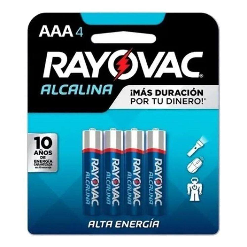 Kit com 40 Pilha Alcalina Rayovac AAA4