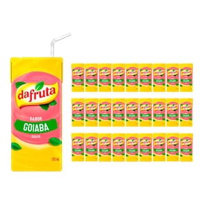 Suco Dafruta Sabor de Goiaba 200ml 27 Unidades
