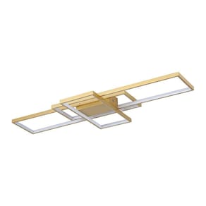 Plafon Skylight Puzzle 3072 Led Bivolt Dourado