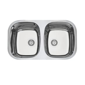 Cuba De Embutir Tramontina Isis 2c 34 Bl Em Aço Inox Alto Brilho 77x45 Cm