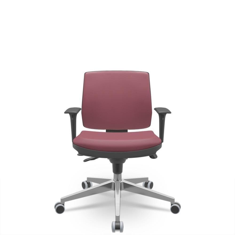 Cadeira Brizza Soft Executiva Vinil Vinho