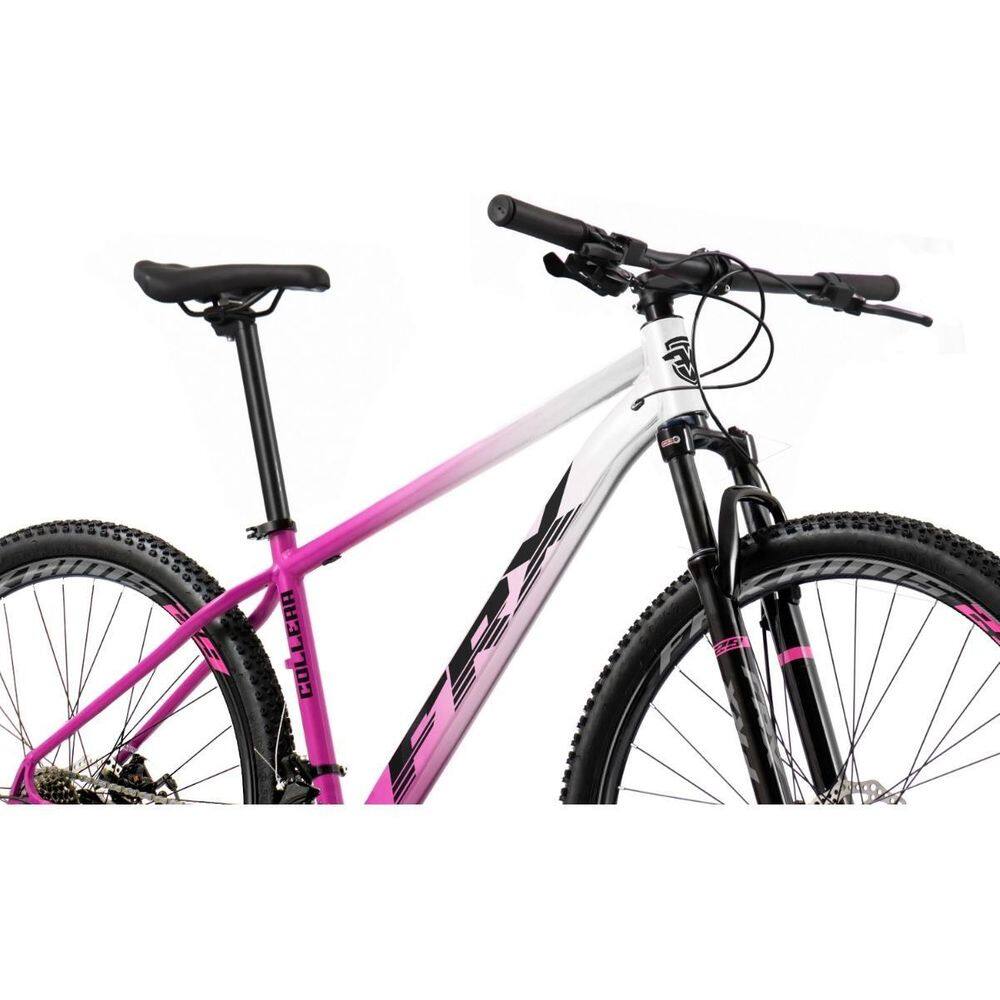Bicicleta Aro 29 Frx Collera 24V Suspensão Pink/White M