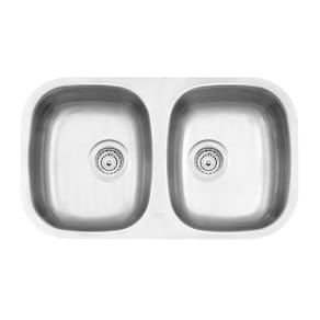 Cuba De Embutir Tramontina Isis 2c 34 Bl Em Aço Inox Acetinado 77x45 Cm Com Válvula
