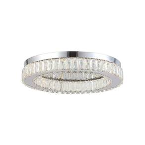 Plafon Skylight Diamond 3063 Cromado Led Bivolt Cromado-transparente