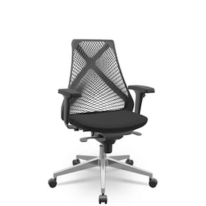 Cadeira Bix X+ Aero Preto Sincron - Ajuste e Conforto