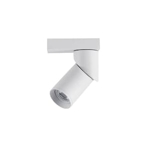 Spot Direcionável De Sobrepor Nordecor Piere 1 Com Canopla Mr16 Gu10 Bivolt Branco 6340