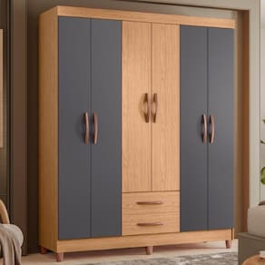 Guarda Roupa Dalia Freijo Titanium - Sofisticação e Qualidade