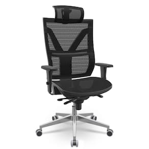 Cadeira Darix X+ Tela Slider Preta - Conforto e Praticidade