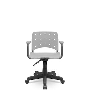 Cadeira Ergoplax Secretária Cinza - Ideal para Escritório