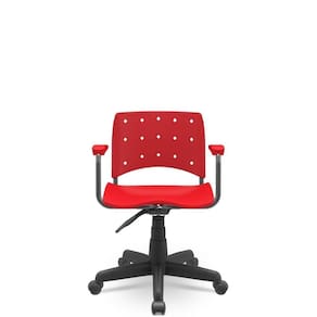 Cadeira Ergoplax Secretária Cereja - Sofisticação e Conforto