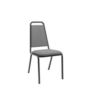 Cadeira Empilhável Th2 Cinza/Preto - Versatilidade e Conforto