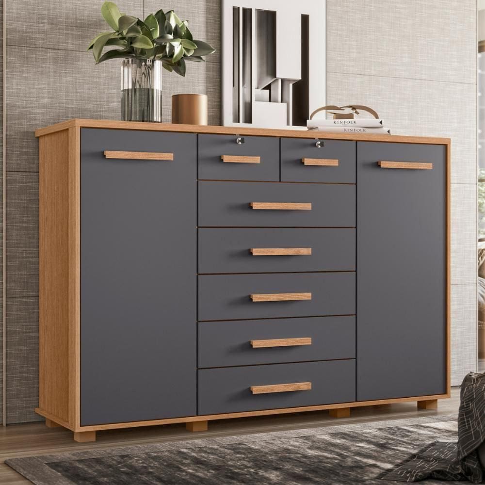 Comoda Jandaia Do Sul Freijo Titanium