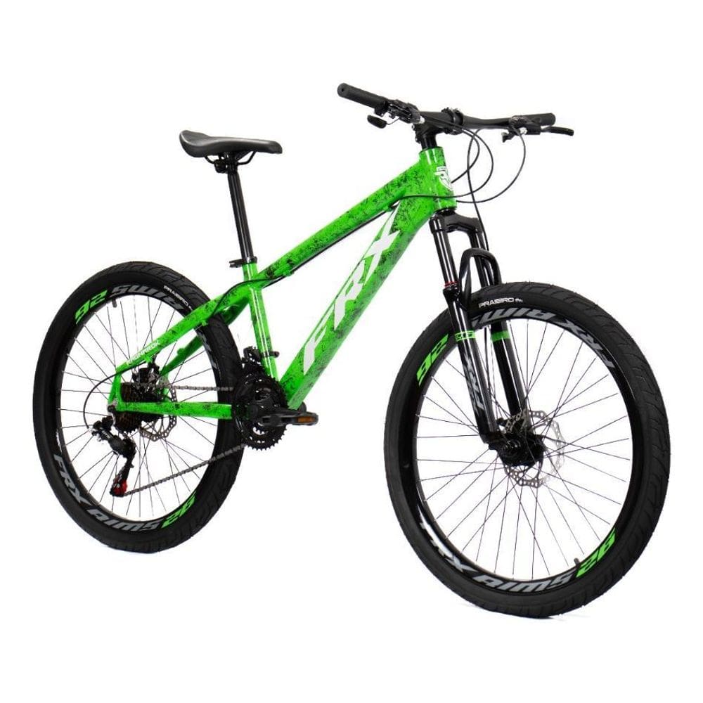 Bicicleta Frx Ragnarok Aro 26 Adulto Freeride Green 14