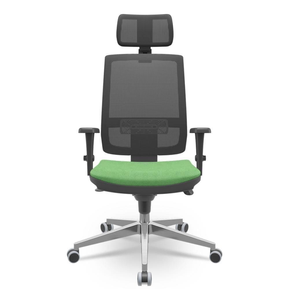 Cadeira Brizza Presidente Tela Verde Musgo