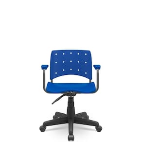 Cadeira Ergoplax Universal Secretária Azul