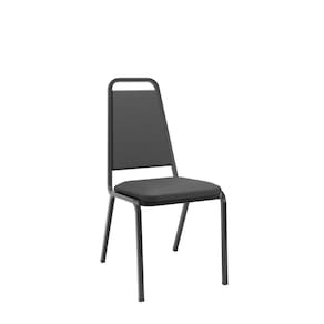 Cadeira Empilhável Th2 Preto - Solução Compacta e Confortável