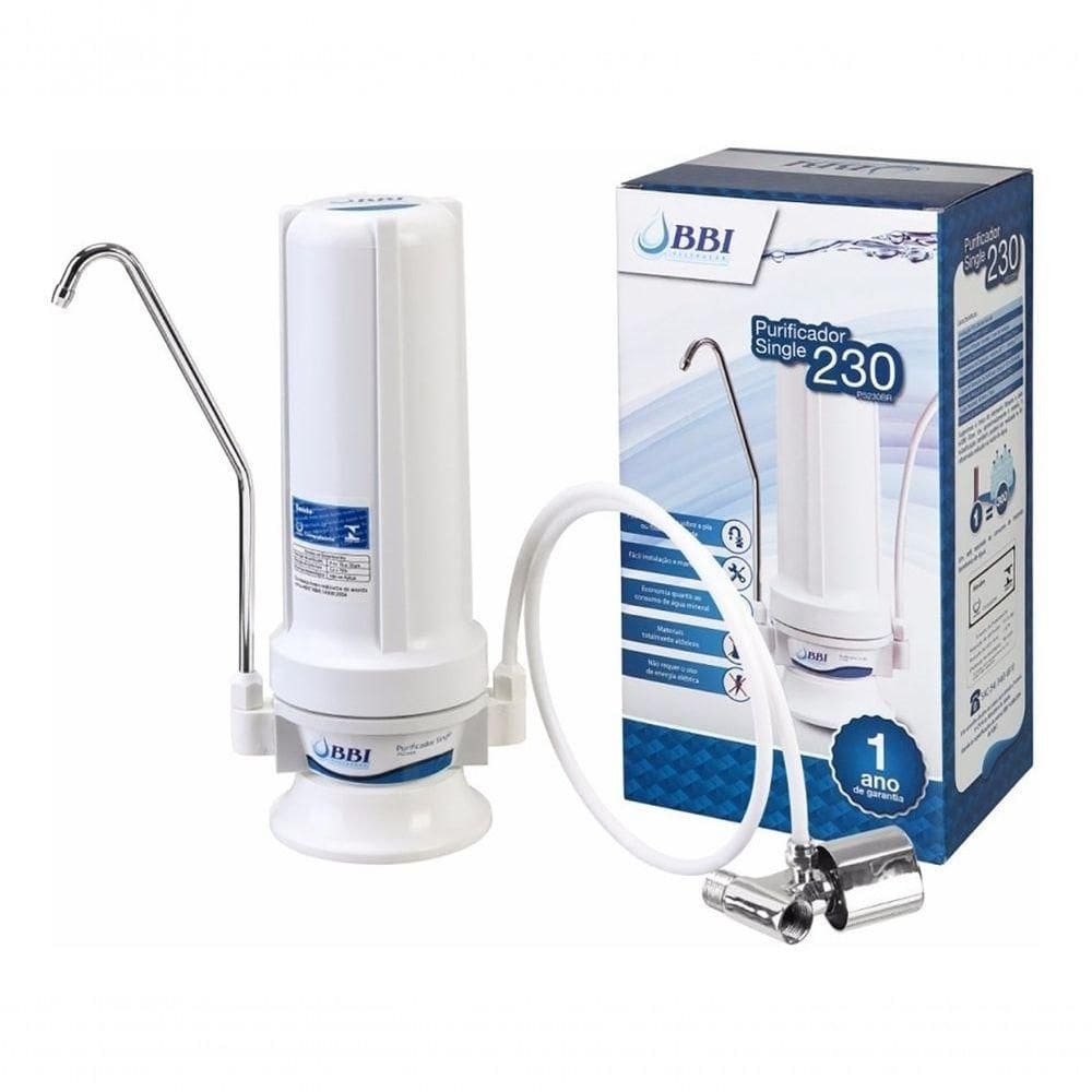 Purificador De água Bbi Single 230 + 3 Refis + Chave Cor Branco