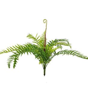 Planta Artificial Samambaia Com Broto Buquê 45X50Cm