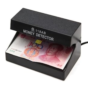 Identificador Notas Falsas Uv Luz Negra Cedulas Dinheiro Falso Selos Money Detector Bivolt