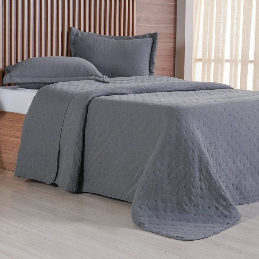 Kit Colcha King Miraggio New Soft 260x280cm