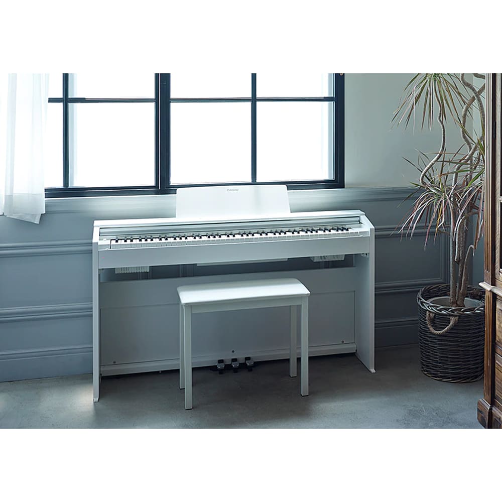 casio px-870 privia piano digital branco (Casio PX870 Completo Banqueta Saty)