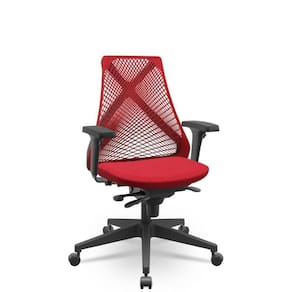 Cadeira Bix X+ Poliester Azul Slider Piramidal