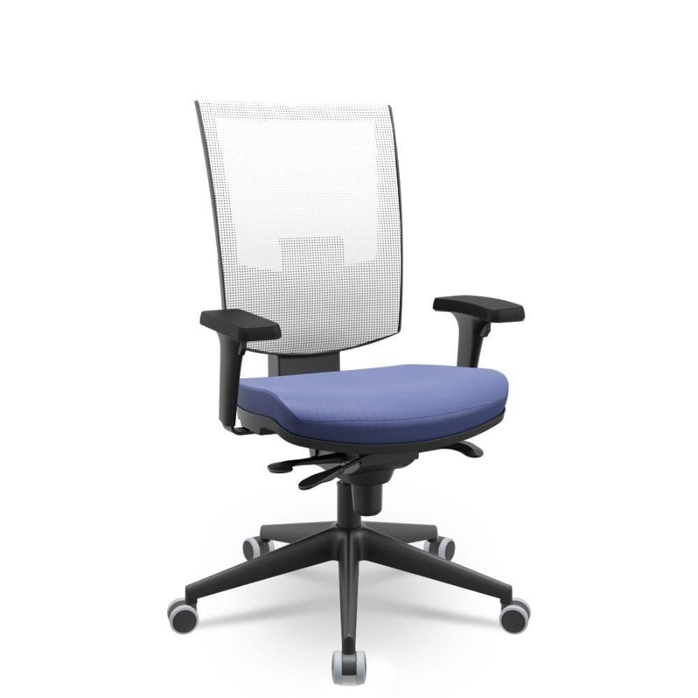 Cadeira Flash Presidente Branco E Azul