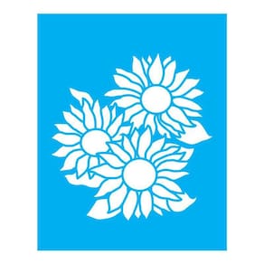 Stencil Tamako Girassol - 20X25Cm - Ref B779