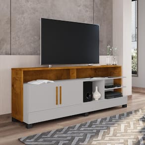Rack Para Tv 65 Polegadas Gunga Off White Nature
