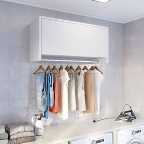 Armário Suspenso Alfa Branco - Ideal para Ambientes Compactos